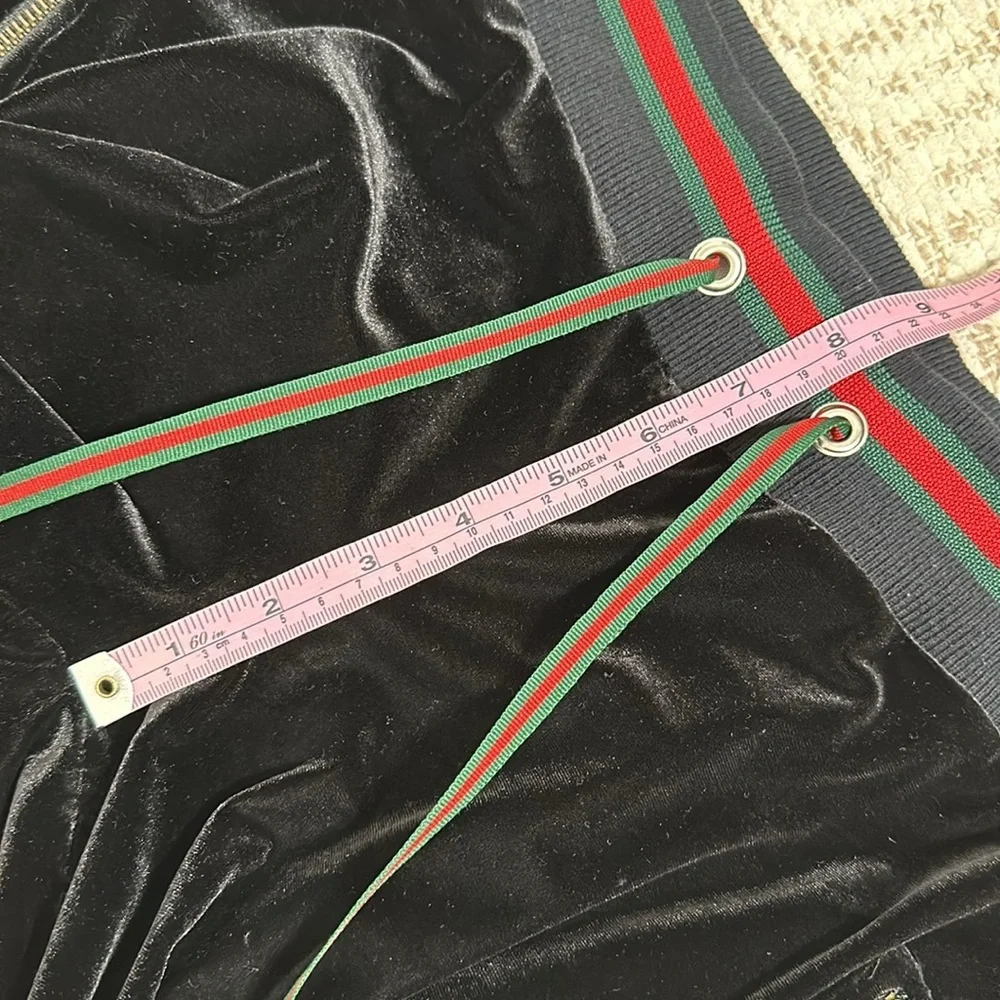 Gucci Vintage Y2K Velour Tracksuit Flare Jogger Pants